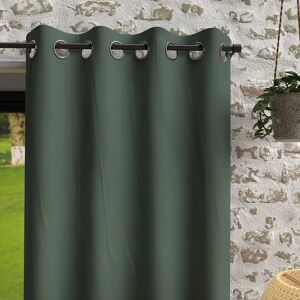 Tenda microfibra kaki con occhielli Soleil d'Ocre - Tenda Tenda microfibra kaki con occhielli Soleil d'Ocre - Tenda