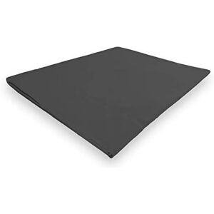 Soleil d'Ocre Camille Drap plat en coton percale - 240x300cm - Anthracite - Publicité Soleil d'Ocre Camille Drap plat en coton percale - 240x300cm - Anthracite - Publicité