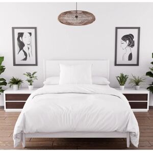 Marke Modell - Mikrofaser Bettwäsche-Set in Weiß Marke Modell - Mikrofaser Bettwäsche-Set in Weiß