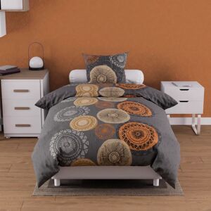 Soleil d'Ocre Massai Gray Ethnic Cotton Bedding Set - Bedding Set Soleil d'Ocre Massai Gray Ethnic Cotton Bedding Set - Bedding Set