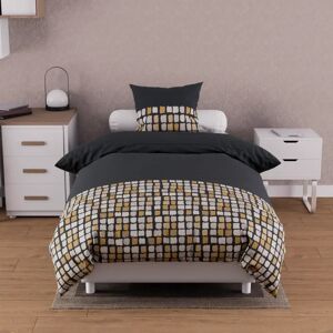 Soleil d'Ocre Fabio Gray Cotton Duvet Cover Set Soleil d'Ocre Fabio Gray Cotton Duvet Cover Set