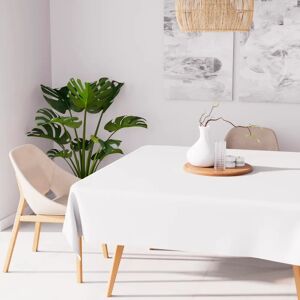 Soleil d'ocre Alix White Square Anti-Stain Tablecloth - Tablecloth Soleil d'ocre Alix White Square Anti-Stain Tablecloth - Tablecloth