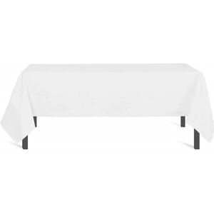 Tovaglia rettangolare bianca Soleil d Ocre - Anti-macchia, 140x300cm Tovaglia rettangolare bianca Soleil d Ocre - Anti-macchia, 140x300cm