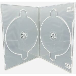 UC Media 100 X Double Slim Clear 7mm Spine DVD/CD/Blu-ray Cases UC Media 100 X Double Slim Clear 7mm Spine DVD/CD/Blu-ray Cases