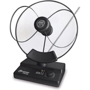 Antena de TV Metronic 426994 - Ganancia ajustable, Interior, 4K, Negra Antena de TV Metronic 426994 - Ganancia ajustable, Interior, 4K, Negra