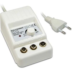 Metronic 432187 Amplificatore TV Interno - Guadagno Regolabile 2 Uscite Metronic 432187 Amplificatore TV Interno - Guadagno Regolabile 2 Uscite