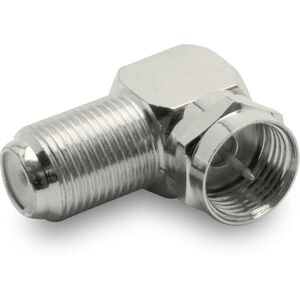 Connettore coassiale Metronic 438111 - Adattatore a gomito F-type risparmio spazio Connettore coassiale Metronic 438111 - Adattatore a gomito F-type risparmio spazio