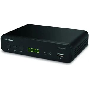Ricevitore DVB-T2 HD Metronic ZapBox - Televisione terrestre digitale Ricevitore DVB-T2 HD Metronic ZapBox - Televisione terrestre digitale