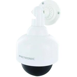 Metronic Witte Dummy Beveiligingscamera - Dummy Dôme - Beveiligings Dummy Camera Metronic Witte Dummy Beveiligingscamera - Dummy Dôme - Beveiligings Dummy Camera