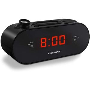 Metronic Model 477039 Verstelbare Dubbele Alarmluidspreker - Radio alarm Metronic Model 477039 Verstelbare Dubbele Alarmluidspreker - Radio alarm