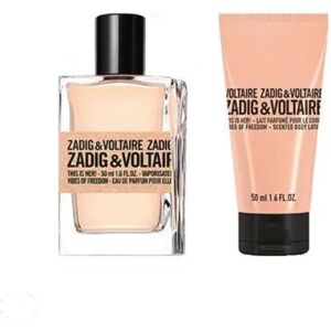 Zadig & Voltaire This is Her! Vibes of Freedom Gift Set (EdP 50ml + BL 50ml) Zadig & Voltaire This is Her! Vibes of Freedom Gift Set (EdP 50ml + BL 50ml)