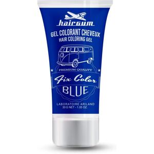 Gel de Style Fix Color Bleu Hairgum - Coloration Temporaire - Publicité Gel de Style Fix Color Bleu Hairgum - Coloration Temporaire - Publicité