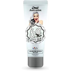 Hairgum Sixty's Color Blanc - Coloration capillaire semi-permanente - Publicité Hairgum Sixty's Color Blanc - Coloration capillaire semi-permanente - Publicité