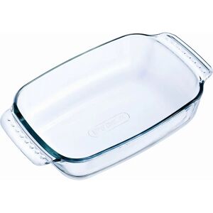 Assiette rectangulaire en verre trempé Pyrex 3426470010641 - Publicité Assiette rectangulaire en verre trempé Pyrex 3426470010641 - Publicité