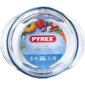 Pyrex Essentials Glass Round Casserole - 1L - Casserole Dish Pyrex Essentials Glass Round Casserole - 1L - Casserole Dish