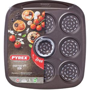 Plaque de cuisson Pyrex Asimetria Acier Galvanisé - 16x16 cm - 9 Compartiments - Publicité Plaque de cuisson Pyrex Asimetria Acier Galvanisé - 16x16 cm - 9 Compartiments - Publicité