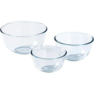 Pyrex Glass Bowls - Set of 3 - Oven Safe Pyrex Glass Bowls - Set of 3 - Oven Safe