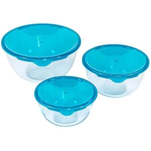Pyrex Prep & Store Set 3 Piece - Kitchen Storage Bowls Pyrex Prep & Store Set 3 Piece - Kitchen Storage Bowls