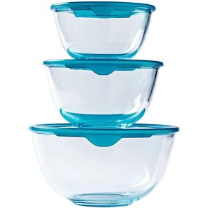 Pyrex Prep & Store Set of 3 Glass Bowls - BPA-Free Pyrex Prep & Store Set of 3 Glass Bowls - BPA-Free