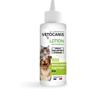Lotion Nettoyante des Yeux Vetocanis pour Chat et Chien - 60ml - Publicité Lotion Nettoyante des Yeux Vetocanis pour Chat et Chien - 60ml - Publicité