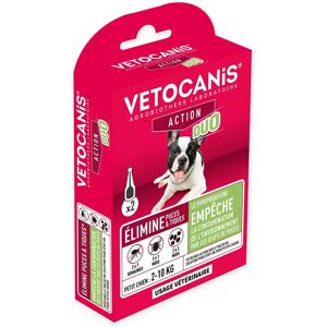VETOCANIS Vetocanis Duo Spot On - Protection Petit Chien - Publicité VETOCANIS Vetocanis Duo Spot On - Protection Petit Chien - Publicité
