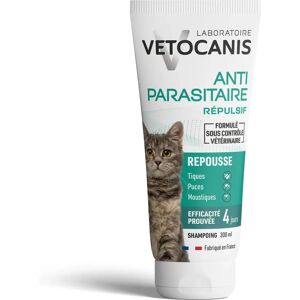 Shampoing Vetocanis pour Chat - Puces & Tiques - 300ml - Publicité Shampoing Vetocanis pour Chat - Puces & Tiques - 300ml - Publicité