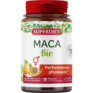 Superdiet Maca Bio - Soutient performance physique - 90 Comprimés - Publicité Superdiet Maca Bio - Soutient performance physique - 90 Comprimés - Publicité