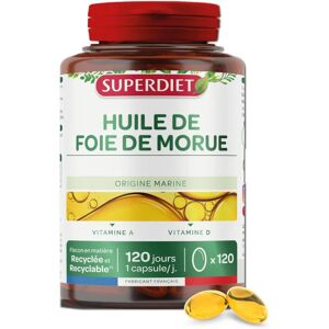 Superdiet Huile de Foie de Morue Capsules - Complément Alimentaire - Publicité Superdiet Huile de Foie de Morue Capsules - Complément Alimentaire - Publicité