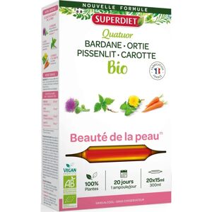Quatuor Bio de Beauté de la Peau - Complément Végétal Biologique - Publicité Quatuor Bio de Beauté de la Peau - Complément Végétal Biologique - Publicité