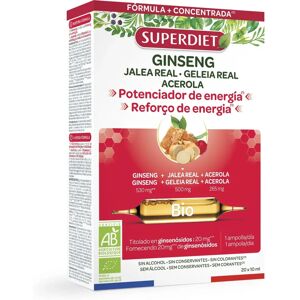 Super Diet Jalea Real de Ginseng Orgánico en Ampollas Super Diet Jalea Real de Ginseng Orgánico en Ampollas