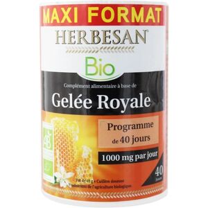 Herbesan Gelée Royale Bio 40g - Soutien Immunitaire - Publicité Herbesan Gelée Royale Bio 40g - Soutien Immunitaire - Publicité