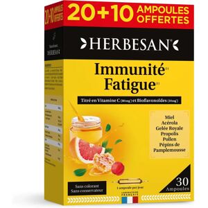 Herbesan Propolis Gelée Royale 30 Ampoules - Publicité Herbesan Propolis Gelée Royale 30 Ampoules - Publicité