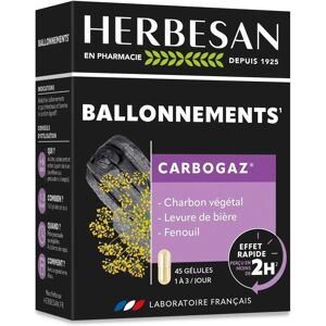 Herbesan Carbogaz - Charbon, Levure & Propolis - Complément alimentaire - Publicité Herbesan Carbogaz - Charbon, Levure & Propolis - Complément alimentaire - Publicité
