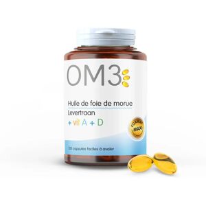 SuperDiet Omega-3 Huile de Foie de Morue + A+D - 120 Capsules - Publicité SuperDiet Omega-3 Huile de Foie de Morue + A+D - 120 Capsules - Publicité