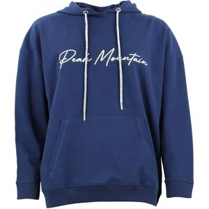 Sweat-shirt en coton bleu Peak Mountain oversize - Sweatshirt - Publicité Sweat-shirt en coton bleu Peak Mountain oversize - Sweatshirt - Publicité