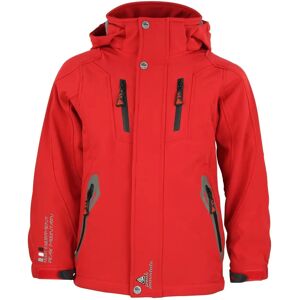 Peak Mountain Ecilo Kinder Softshell Jas - Rood - 10 Jaar Peak Mountain Ecilo Kinder Softshell Jas - Rood - 10 Jaar