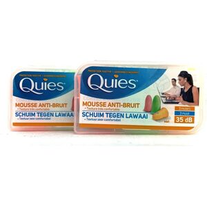 Bouchons d'Oreilles Mousse Quies 3 Paires - Protection Anti-Bruit Bouchons d'Oreilles Mousse Quies 3 Paires - Protection Anti-Bruit