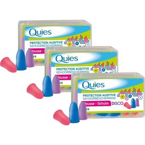 Protection Auditive Mousse Quies Disco - 3 Paires Protection Auditive Mousse Quies Disco - 3 Paires
