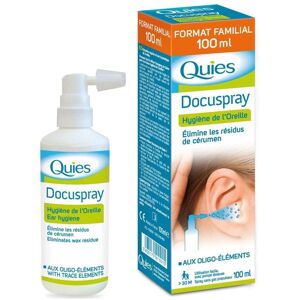 Quies Docuspray Spray Hygiène de l’Oreille 100 ml - Publicité Quies Docuspray Spray Hygiène de l’Oreille 100 ml - Publicité