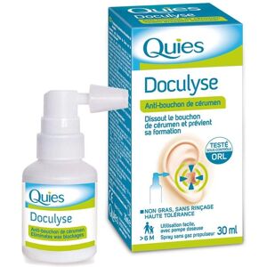 Spray Quies Doculyse - Dissolution de cérumen pour adultes et enfants Spray Quies Doculyse - Dissolution de cérumen pour adultes et enfants