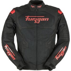 Furygan Atom Vented Evo - Geperforeerde motorjack van textiel - Zwart Rood - S Furygan Atom Vented Evo - Geperforeerde motorjack van textiel - Zwart Rood - S