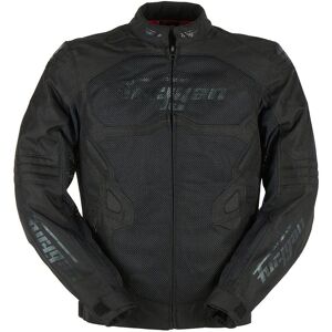 Furygan Atom Vented Evo Motorrad-Textiljacke - Schwarz Furygan Atom Vented Evo Motorrad-Textiljacke - Schwarz