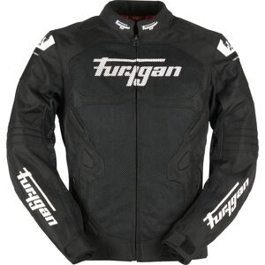 Furygan Atom Vented Evo - Chaqueta de Moto, 4XL, Negro/Blanco - Chaqueta Moto Furygan Atom Vented Evo - Chaqueta de Moto, 4XL, Negro/Blanco - Chaqueta Moto