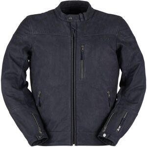 Furygan Clint Evo Veste en cuir pour moto - Bleu - Cuir de buffle - CE AA - Publicité Furygan Clint Evo Veste en cuir pour moto - Bleu - Cuir de buffle - CE AA - Publicité