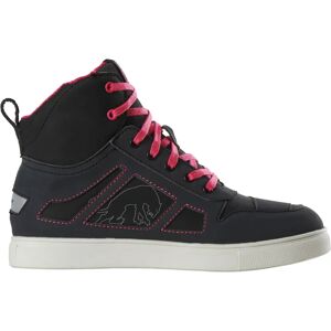 Chaussures de moto Furygan Angie D3O Rose-Noir - Imperméables - Publicité Chaussures de moto Furygan Angie D3O Rose-Noir - Imperméables - Publicité