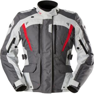 Furygan Apalaches Lady Evo Grau Perle Rot - Jacke Furygan Apalaches Lady Evo Grau Perle Rot - Jacke