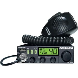 Radio CB President Martin ASC z kolorowym wyświetlaczem i 40 kanałami - Radio CB Radio CB President Martin ASC z kolorowym wyświetlaczem i 40 kanałami - Radio CB