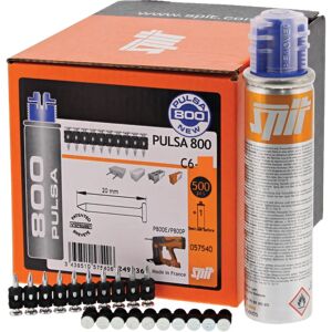 Kit de Clavos y Cartucho de Gas C6-35 de Spit - Fijación en Hormigón Kit de Clavos y Cartucho de Gas C6-35 de Spit - Fijación en Hormigón