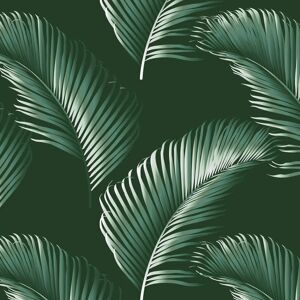 PLAGE Tropical Palm Leaf Wall Decal - 10x10cm PLAGE Tropical Palm Leaf Wall Decal - 10x10cm