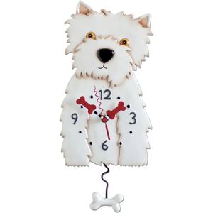 Enesco P1318 Westie - Reloj de resina 36cm Enesco P1318 Westie - Reloj de resina 36cm